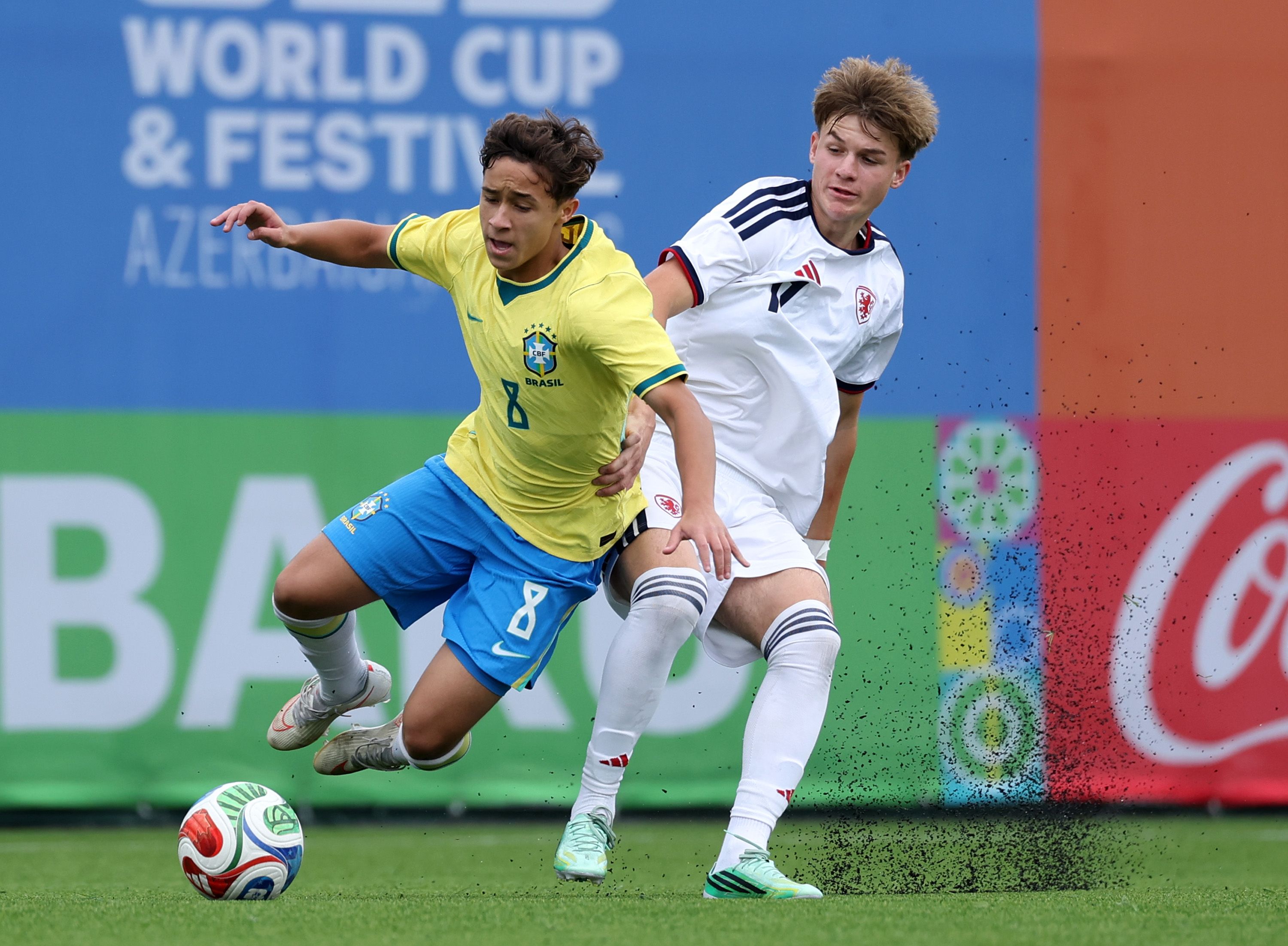 Brasil é eliminado nos pênaltis pela República Tcheca nas quartas de final da Copa do Mundo Sub-15 da FIFA
