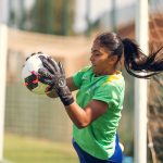 Andressa celebra reencontro com amigas de infância na Seleção Brasileira Sub-17 antes das quartas de final da Copa do Mundo no Marrocos