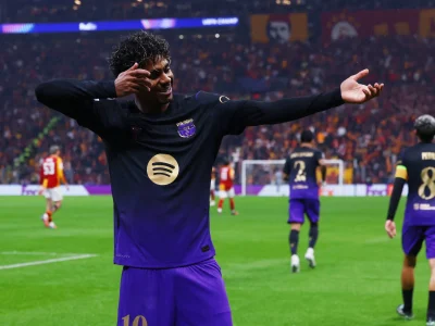 Barcelona supera susto e brilha com Yamal na goleada sobre o Galatasaray na Champions