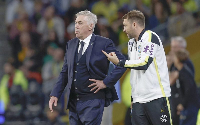 Ancelotti elogia jovens da Seleção Brasileira após amistosos: Jair, Arthur Dias, Breno Bidon e Gabriel Bontempo se destacam