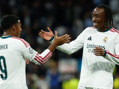 Real Madrid goleia RB Leipzig em casa e mantém 100% na Champions com Vinícius Júnior titular e Endrick em campo apenas no final