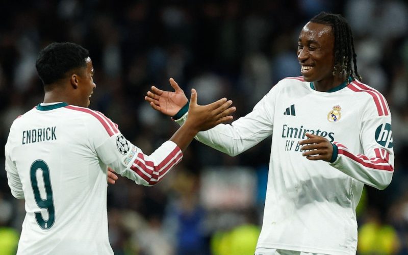 Real Madrid goleia RB Leipzig em casa e mantém 100% na Champions com Vinícius Júnior titular e Endrick em campo apenas no final
