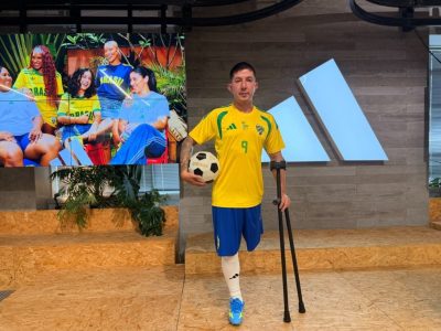 Rogerinho R9 conquista apoio da Adidas para Seleção Brasileira de Futebol de Amputados no Mundial do México