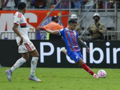 Bahia é superado pelo Flamengo por 3 a 0 e se mantém na sétima posição do Brasileirão
