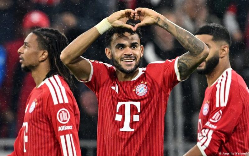 Bayern de Munique atropela RB Leipzig com hat-trick de Luis Díaz e goleada histórica de 6 a 1 na Allianz Arena