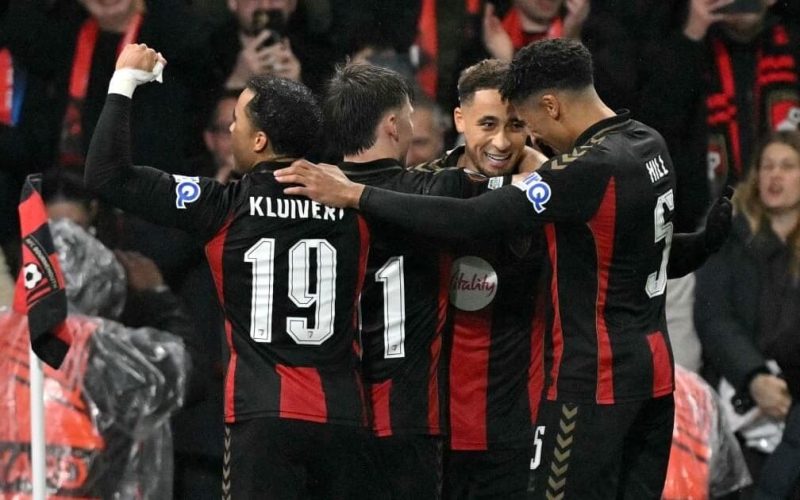 Bournemouth vence o Milan por 3 a 0 na Europa League e Rayan brilha em vitória contundente