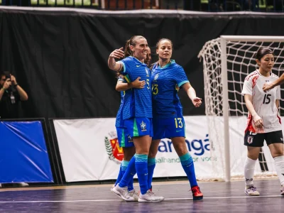 Brasil vence Japão com goleada de 7 a 1 em amistoso de futsal e se prepara para novo confronto neste sábado