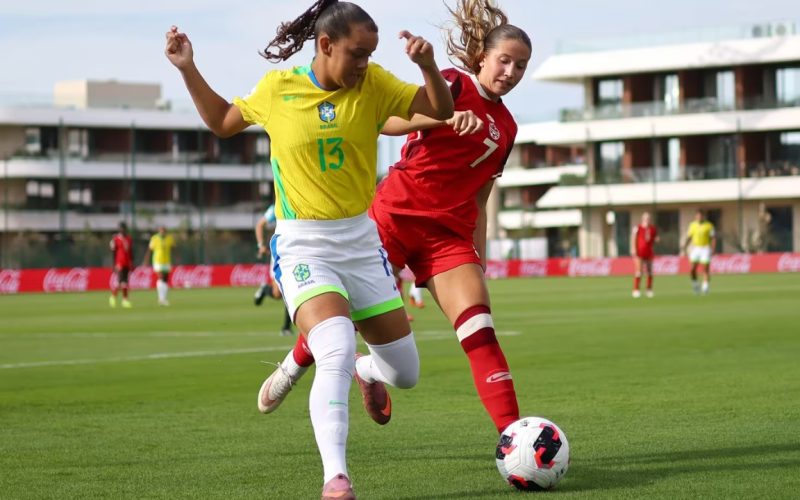 Brasil vence Canadá por 6 a 2 na estreia do Mundial Feminino Sub-17 com grande atuação de Greise Kelly