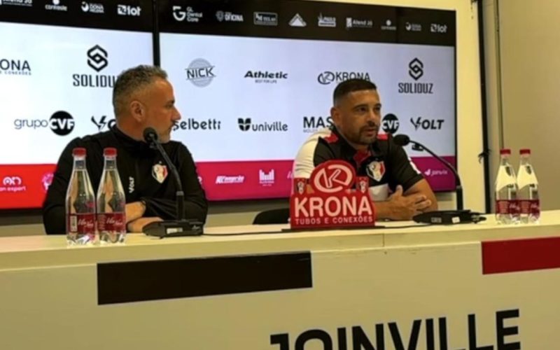Diego Souza, técnico do Joinville, tem registro cancelado pela CBF em meio a esquema de licenças falsas