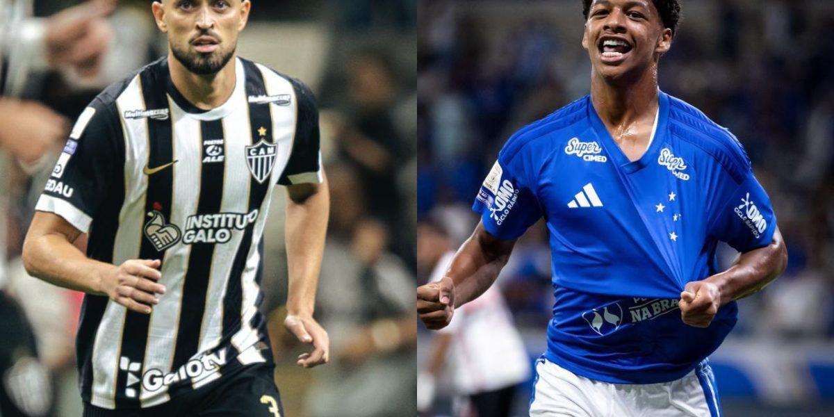 Clássico mineiro promete emoção com possíveis estreantes no duelo entre Atlético e Cruzeiro na Arena MRV