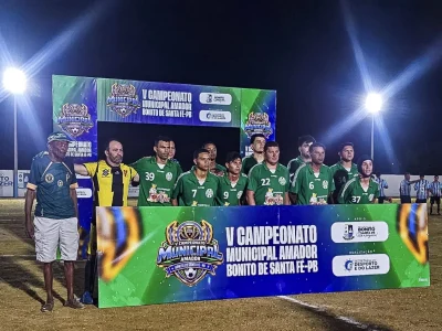 Bonito de Santa Fé dá início ao V Campeonato Municipal de Futebol Amador com grande festa e participação da comunidade