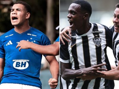 Cruzeiro e Atlético se enfrentam nas semifinais do Brasileirão Sub-17 após eliminarem Fluminense e Palmeiras