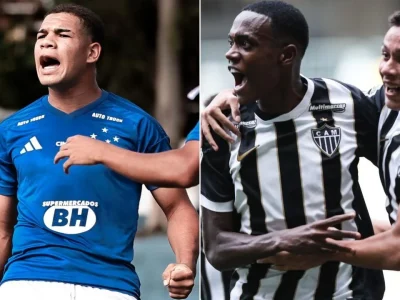 Cruzeiro e Atlético se enfrentam nas semifinais do Brasileirão Sub-17 após eliminarem Fluminense e Palmeiras