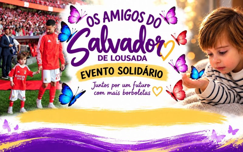 Futebol e solidariedade se unem em evento em Lousada para apoiar criança com doença rara
