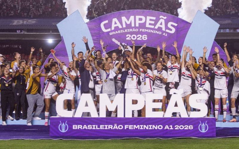 São Paulo conquista o título do Brasileirão Feminino e Globo registra maior audiência com futebol feminino em SP e RJ desde 2023