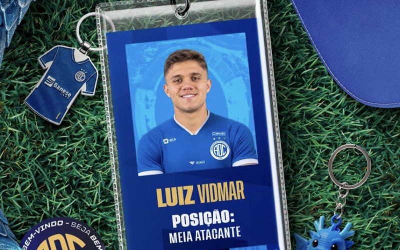 Confiança confirma a contratação do meia-atacante Vidmar para a temporada de 2027