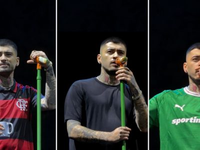 Zayn se desculpa após gafe com camisa do Flamengo em show no Nubank Parque, casa do rival Palmeiras