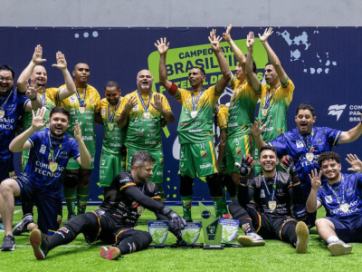 Agafuc conquista o nono título do Brasileiro de futebol de cegos ao vencer o Corinthians nos pênaltis