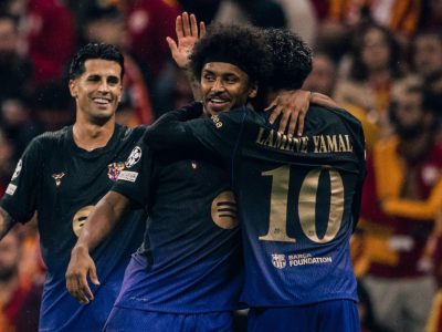 Barcelona supera sustos, vira e goleia Galatasaray na Champions League com Lamine Yamal em destaque