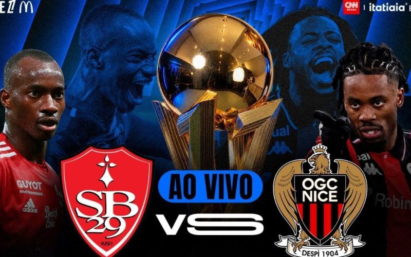 Brest e Nice duelam pela Ligue 1; assista ao jogo ao vivo no YouTube