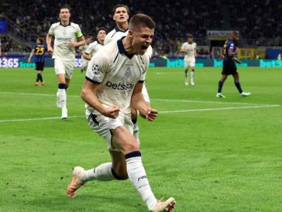Club Brugge vence a Inter de Milão em jogo eletrizante na Champions League, com hat-trick de Tresoldi