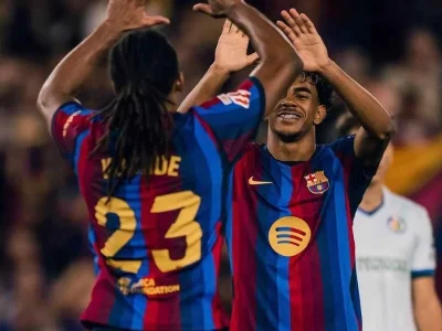 Barcelona conquista mais uma vitória e se mantém com 100% na La Liga após derrotar Getafe por 3 a 0