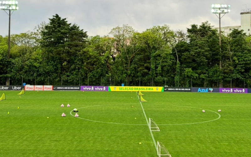 Seleção Brasileira Feminina faz treino no Sesc Protásio Alves antes do amistoso histórico no Beira-Rio contra a Argentina