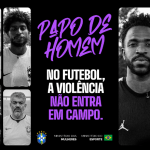 CBF lança campanha "Papo de Homem" com Vini Jr. e Endrick contra a violência às mulheres