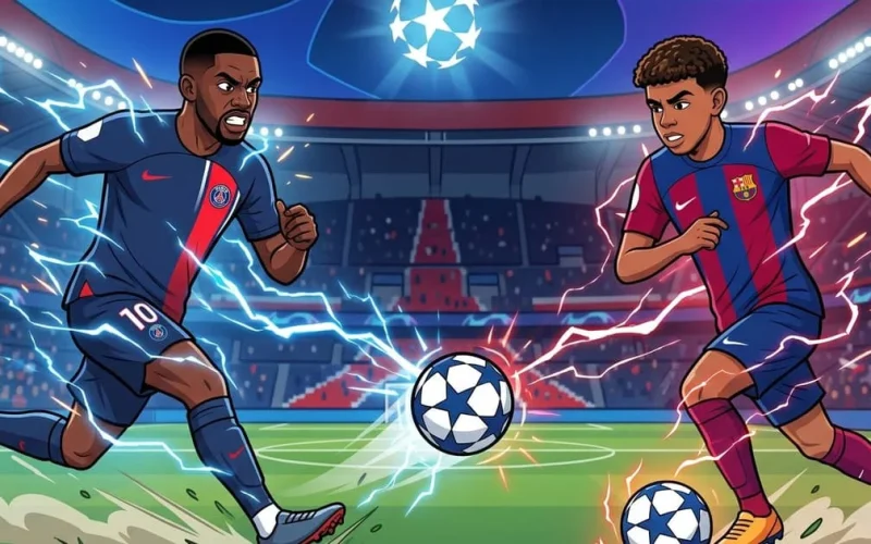 PSG e Barcelona se enfrentam na Champions League com números impressionantes e retrospecto equilibrado
