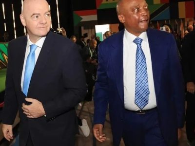 CAF apoia reeleição de Gianni Infantino e pode garantir mais da metade dos votos na Fifa