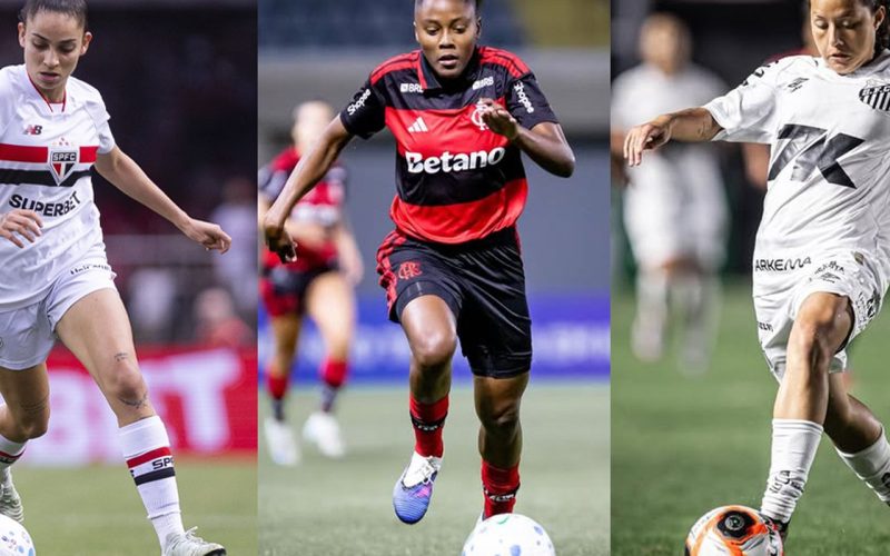 Kaylane, Evelin Bonifácio e Isa são finalistas do Prêmio TV Brasil Petrobras Para Elas na categoria Jogadora Revelação de 2026