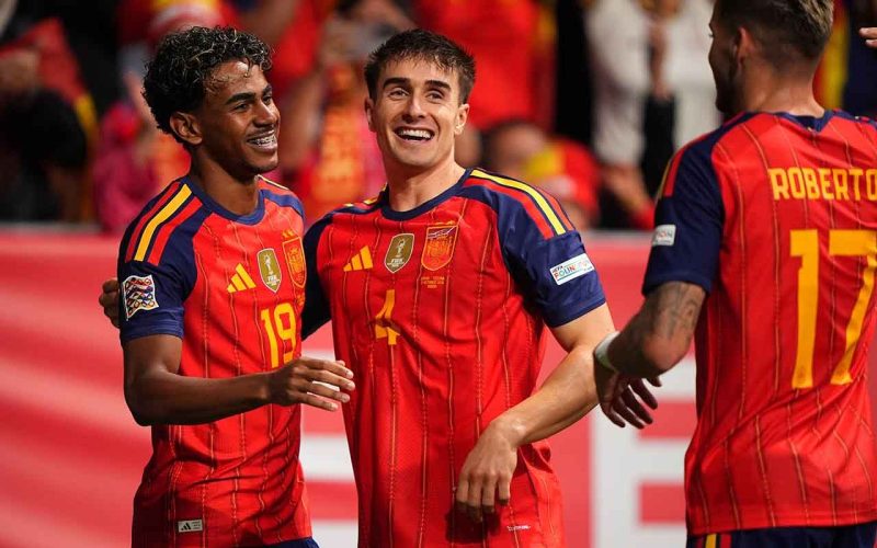Espanha amplia invencibilidade histórica com vitória sobre a República Tcheca na Liga das Nações